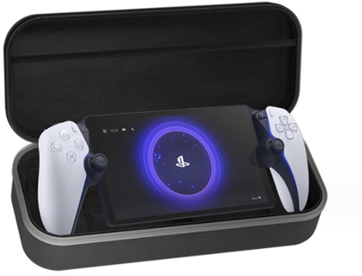 PS5 Portal Organizer - Hard Case Draagtas met Zip System | Sturdy Protectieve Koffer met Interne Opslagvakken | Geschikt voor PS5 Portal, Accessoires en Kabels